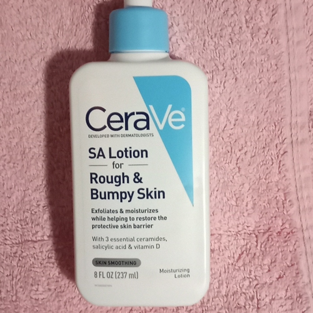 CeraVe SA Lotion for rough bumpy skin